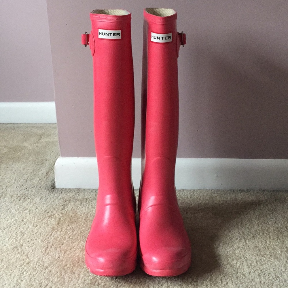 Hunter tall rain boots
